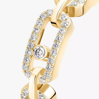 [Aetheris]MOVE LINK PAVÉ DIAMANT-RING