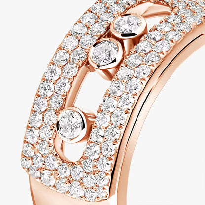 [Aetheris]RING MIT DIAMANTEN VON NOA PAVÉ VERSCHIEBEN