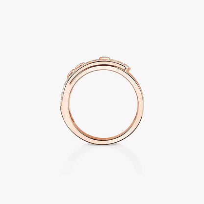 [Aetheris]RING MIT DIAMANTEN VON NOA PAVÉ VERSCHIEBEN