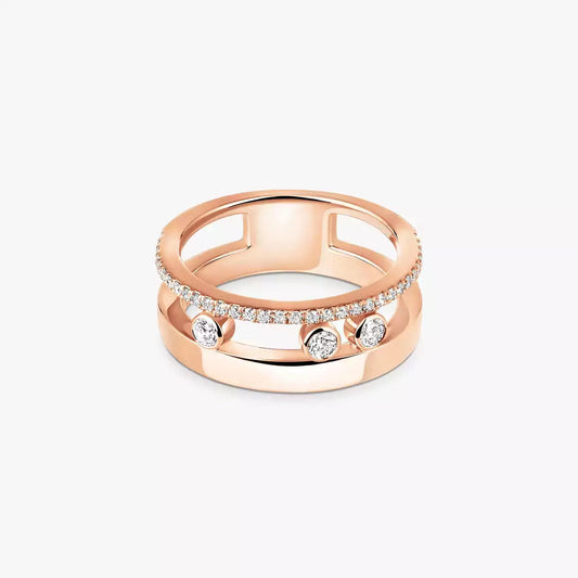 [Aetheris]MOVE NOA PAVÉ DIAMOND INTERLOCKING RING