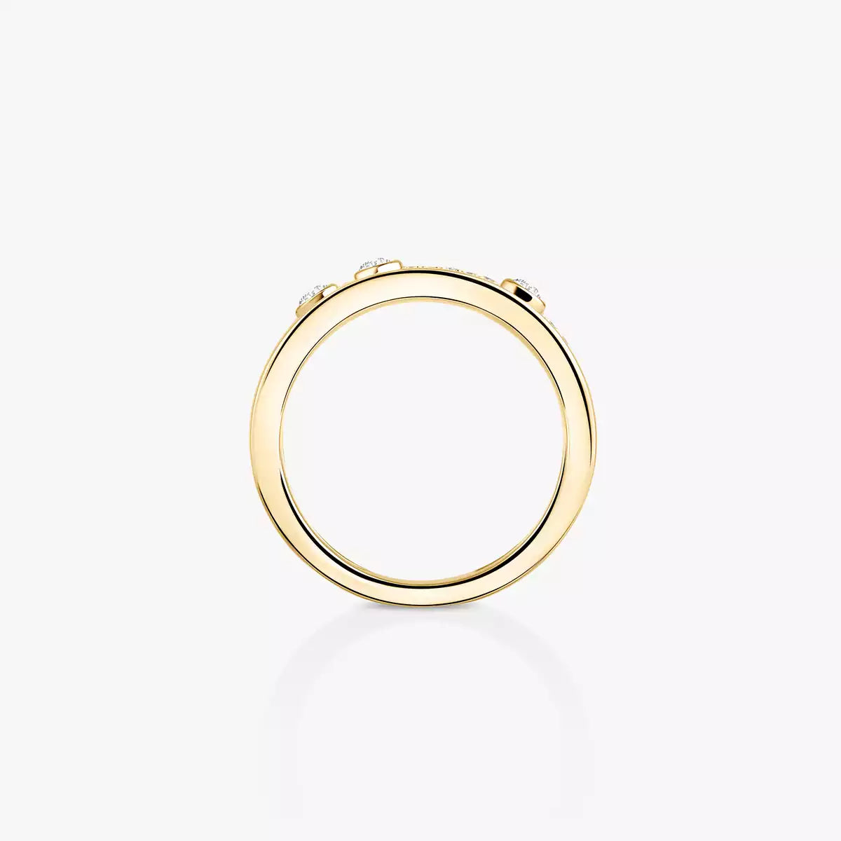[Aetheris]MOVE NOA PAVÉ DIAMANT VERSCHLUNGENER RING