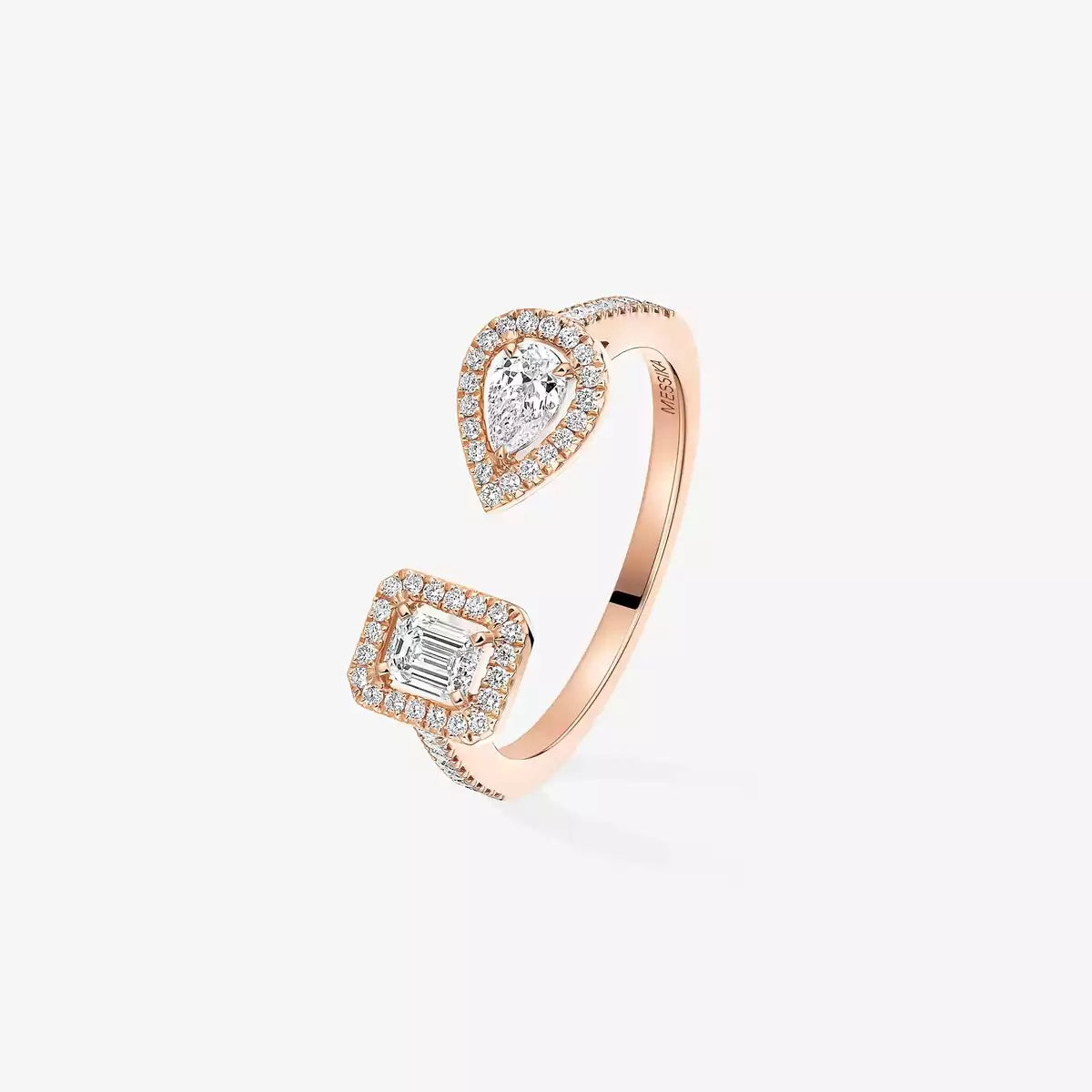 [Aetheris] OFFENER ZUCKERWÜRFEL & TEARDROP PAVÉ DIAMANTRING
