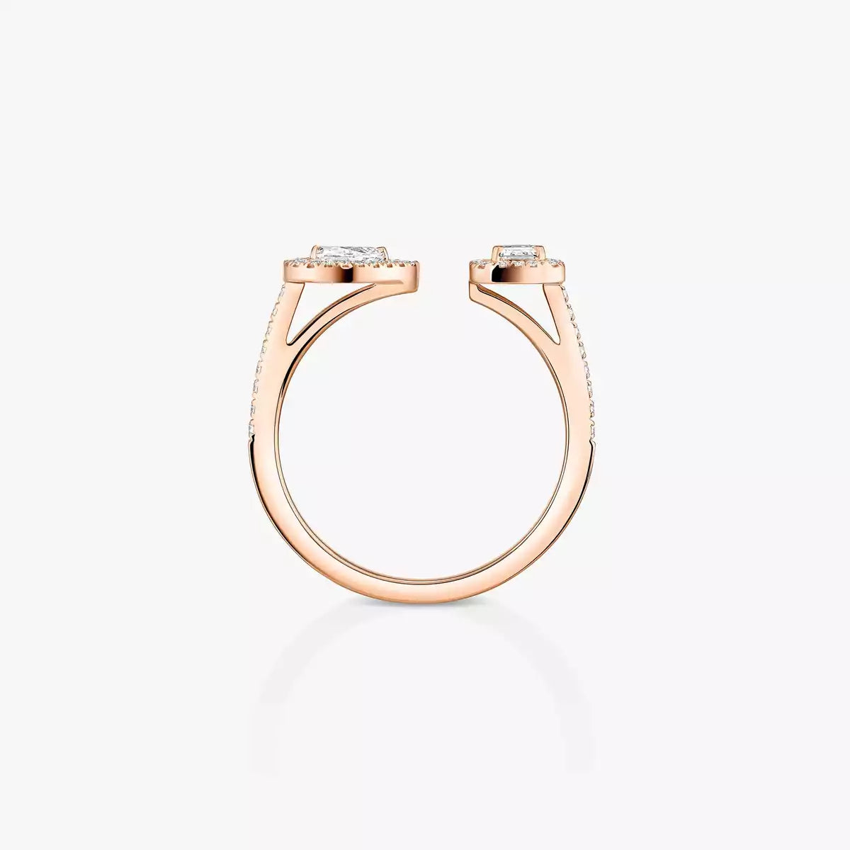 [Aetheris] OFFENER ZUCKERWÜRFEL & TEARDROP PAVÉ DIAMANTRING