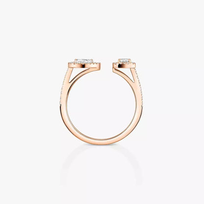 [Aetheris] OFFENER ZUCKERWÜRFEL & TEARDROP PAVÉ DIAMANTRING