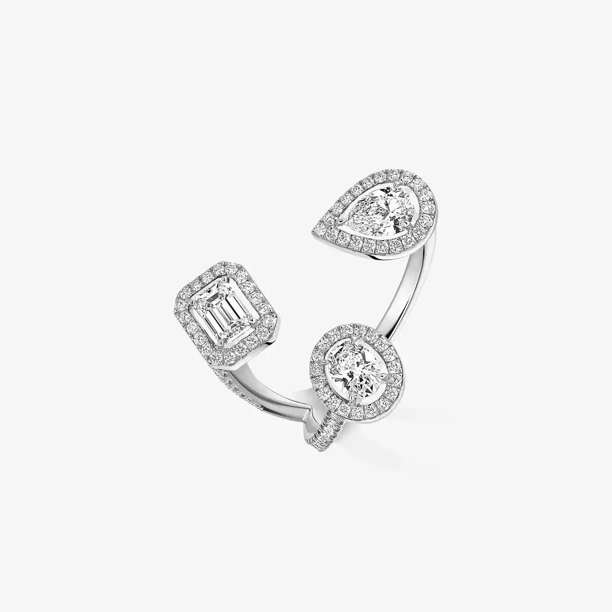 [Aetheris]MY TWIN TRILOGIE OFFENER PAVÉ-RING