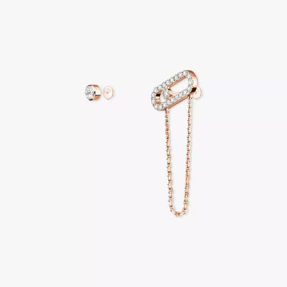 [Aetheris]MOVE UNO OHRSTECKER GANZ MIT DIAMANTEN