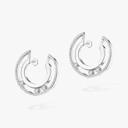 [Aetheris]MOVE ROMANE SMALL DIAMOND CREOLEN