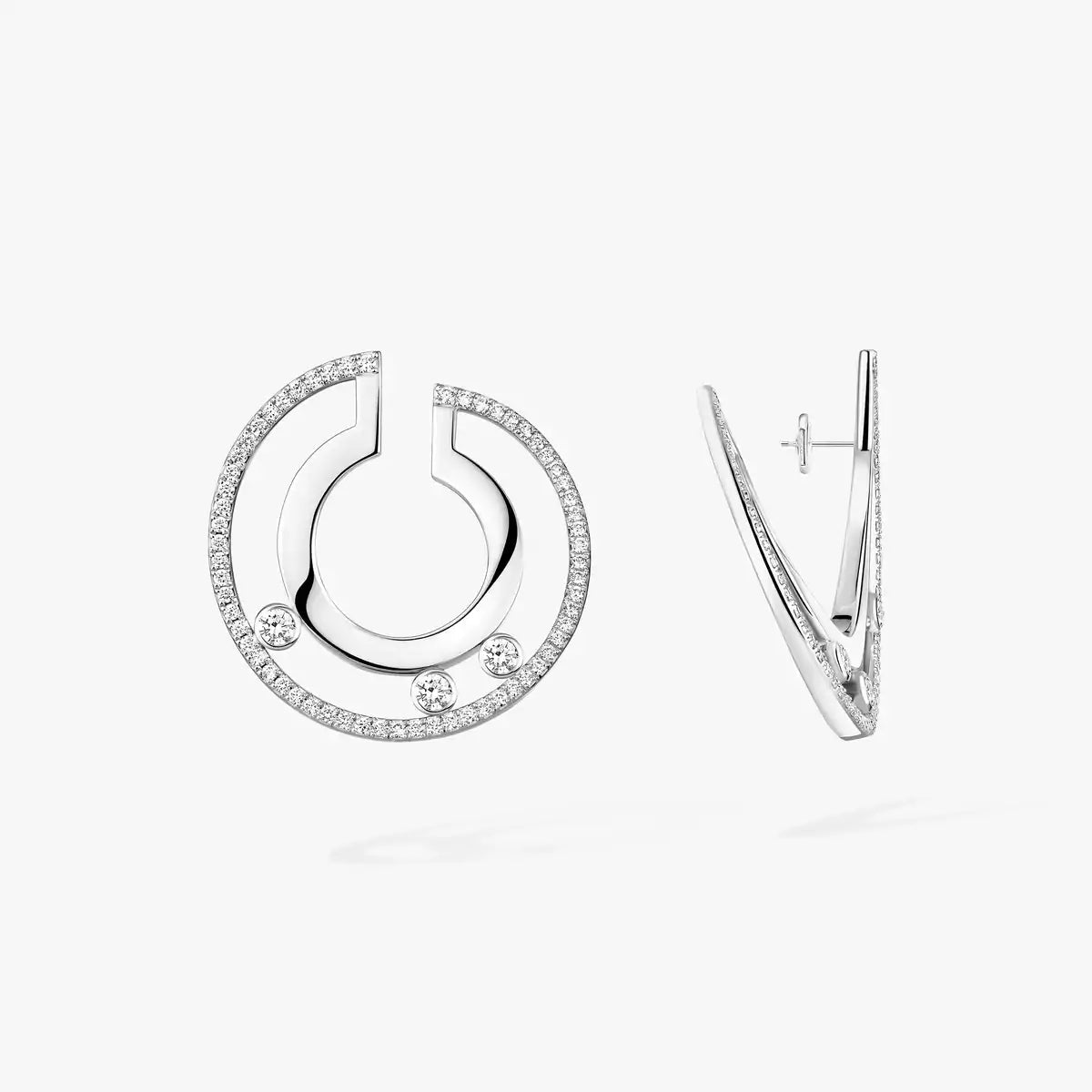 [Aetheris]MOVE ROMANE SMALL DIAMOND CREOLEN