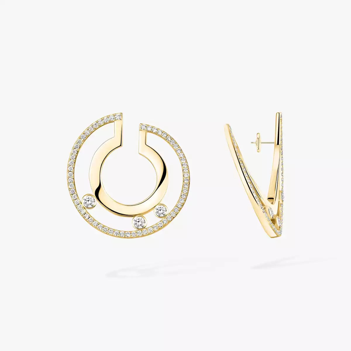 [Aetheris]MOVE ROMANE SMALL DIAMOND CREOLEN