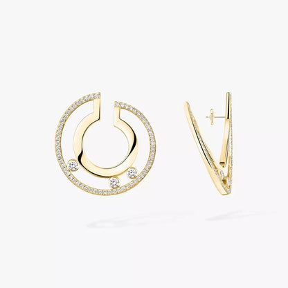 [Aetheris]MOVE ROMANE SMALL DIAMOND CREOLEN