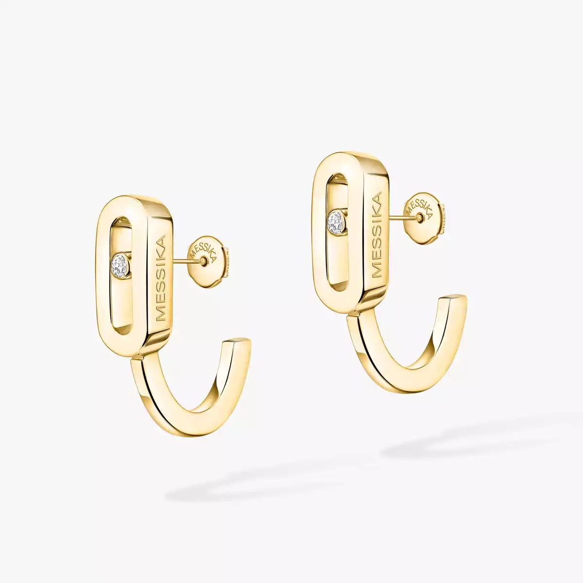 [Aetheris]MOVE CLASSIQUE MINI DIAMOND HOOP OHRRINGE