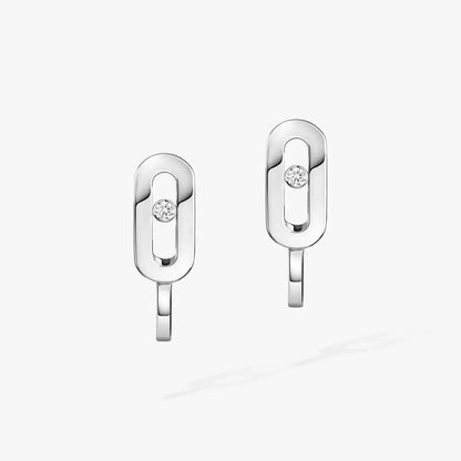 [Aetheris]MOVE CLASSIQUE MINI DIAMOND HOOP OHRRINGE