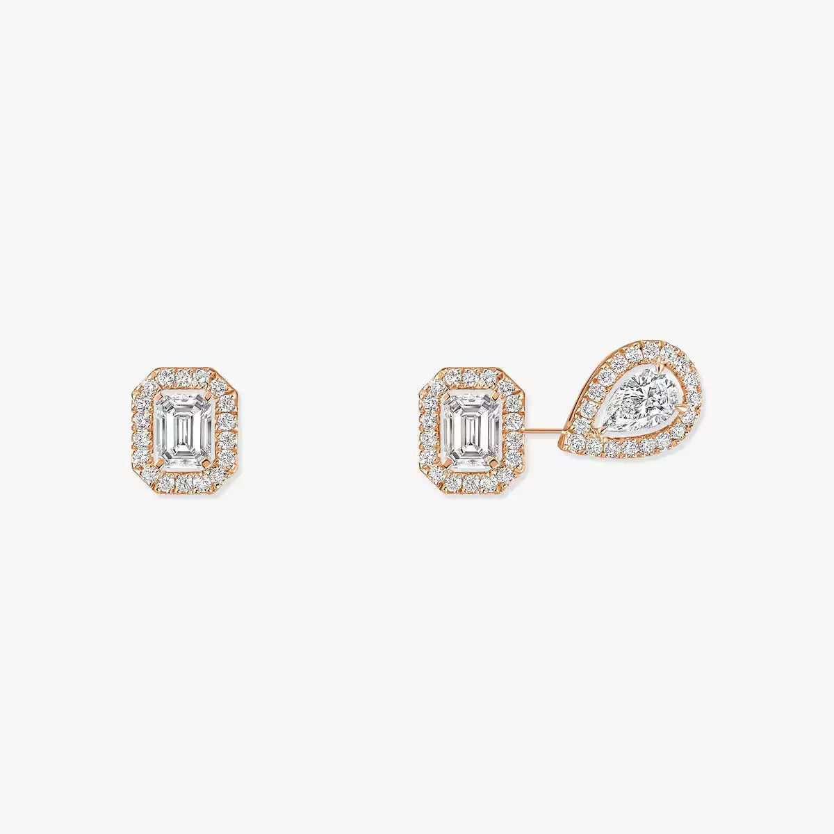 [Aetheris]MY TWIN 1+2 DIAMANT-OHRRINGE