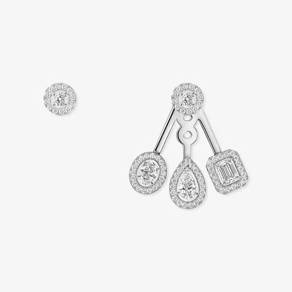 [Aetheris]MY TWIN TRIO DIAMOND EARRINGS