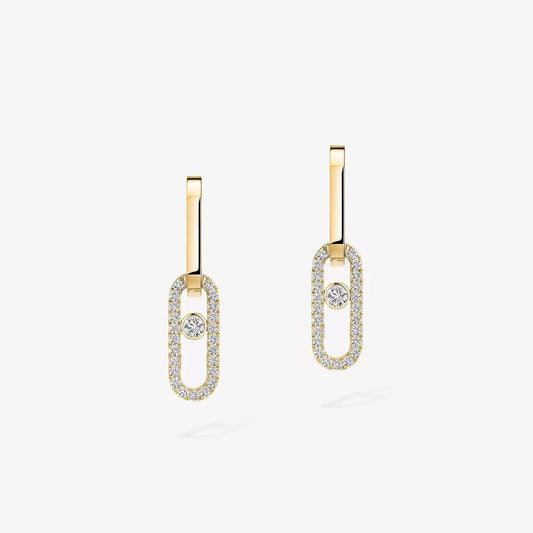 [Aetheris]MOVE LINK KINETIC DIAMOND EARRINGS