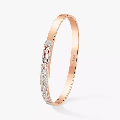 [Aetheris]MOVE NOA PAVÉ DIAMOND BANGLE BRACELET