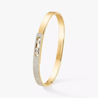 [Aetheris]MOVE NOA PAVÉ DIAMOND BANGLE BRACELET