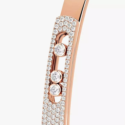[Aetheris]MOVE NOA PAVÉ DIAMOND BANGLE BRACELET
