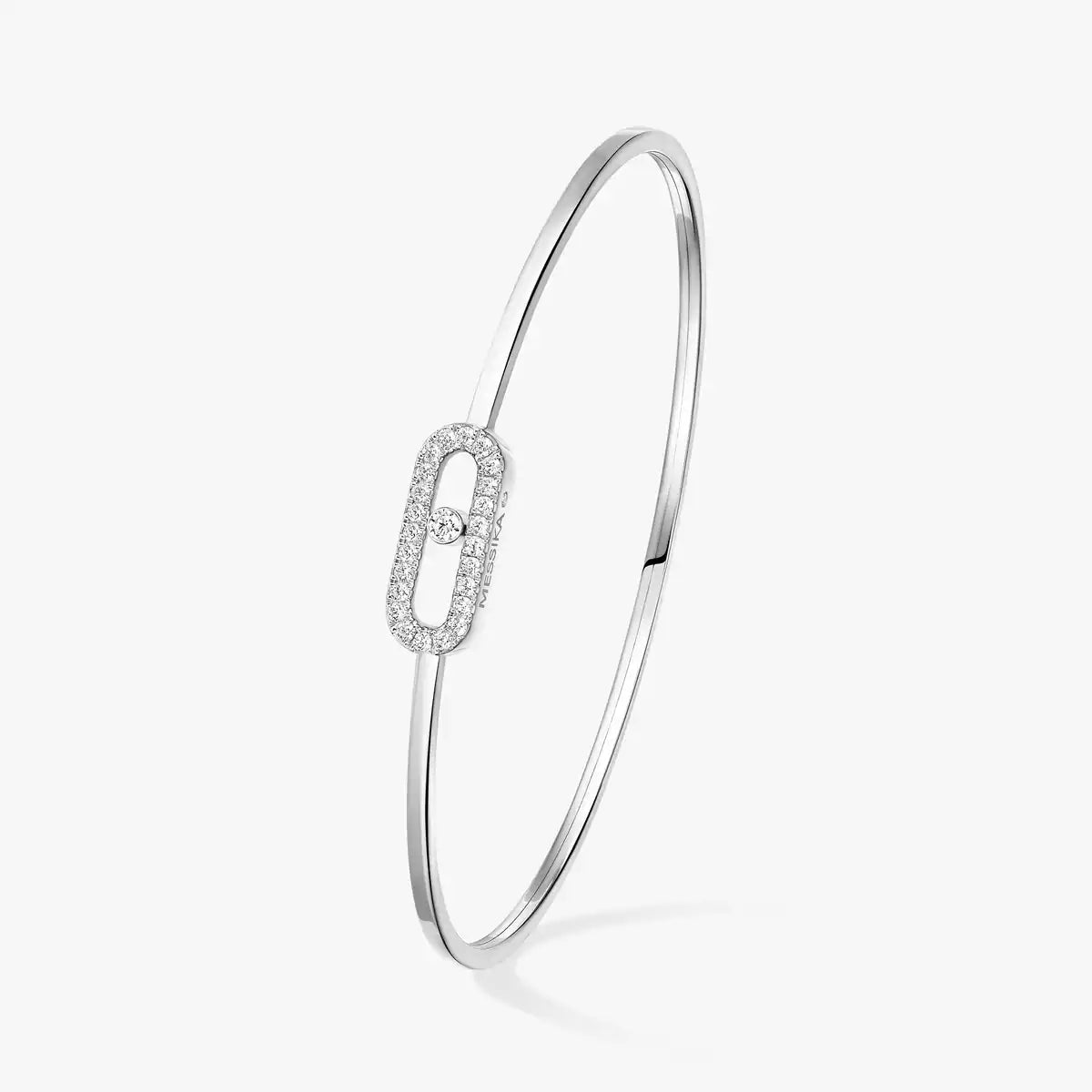 [Aetheris]MOVE UNO PAVÉ FLEX BANGLE (MEDIUM)