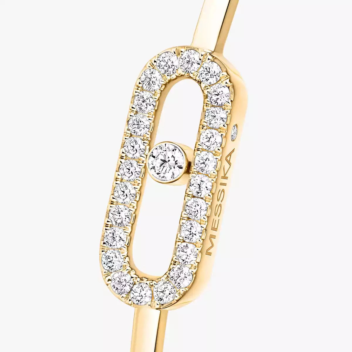 [Aetheris]MOVE UNO PAVÉ FLEX BANGLE (MEDIUM)