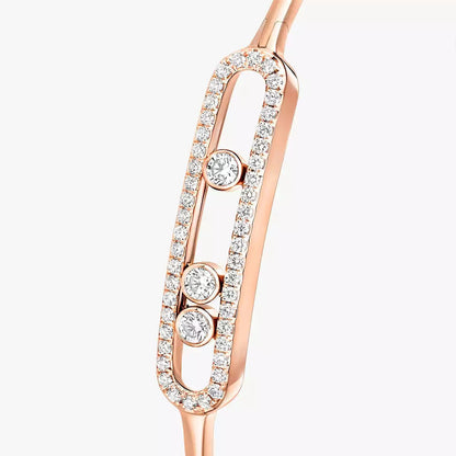 [Aetheris]MOVE PAVÉ DIAMOND BANGLE BRACELET M