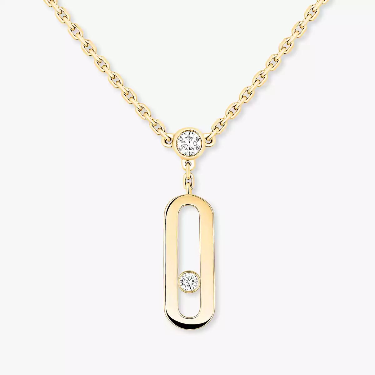 [Aetheris]MOVE UNO DOUBLE-PENDANT NECKLACE