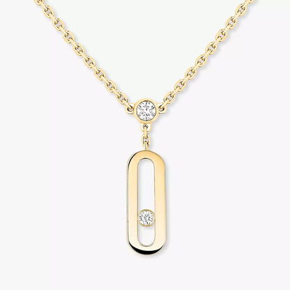 [Aetheris]MOVE UNO DOUBLE-PENDANT NECKLACE