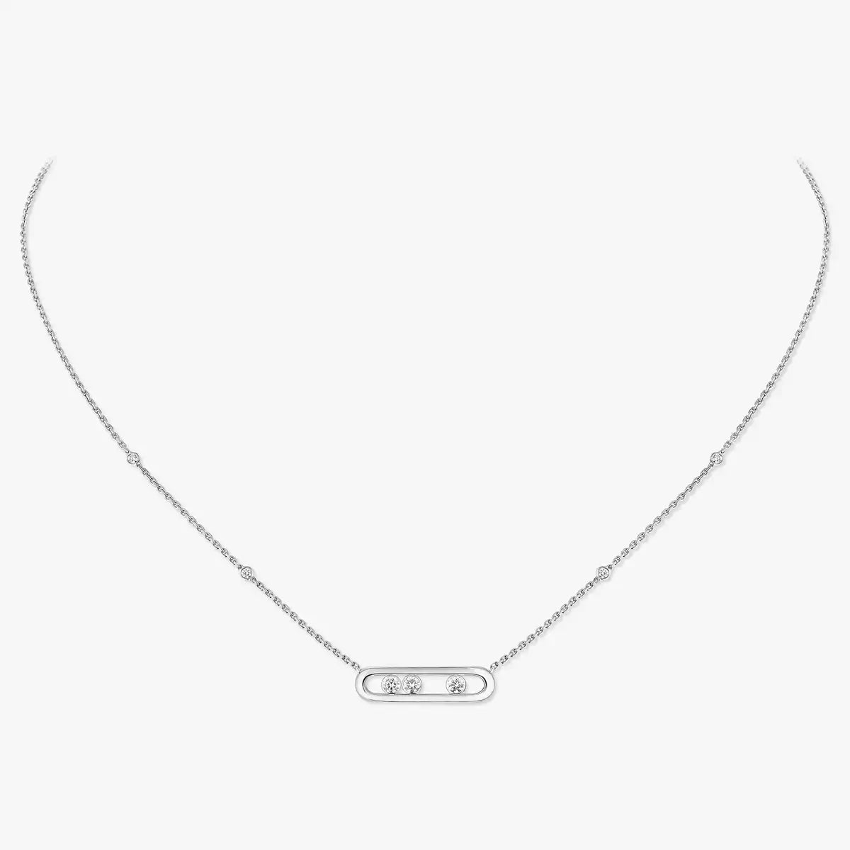 [Aetheris]MOVE PAVÉ PENDANT 4 MOVING DIAMONDS HALSKETTE