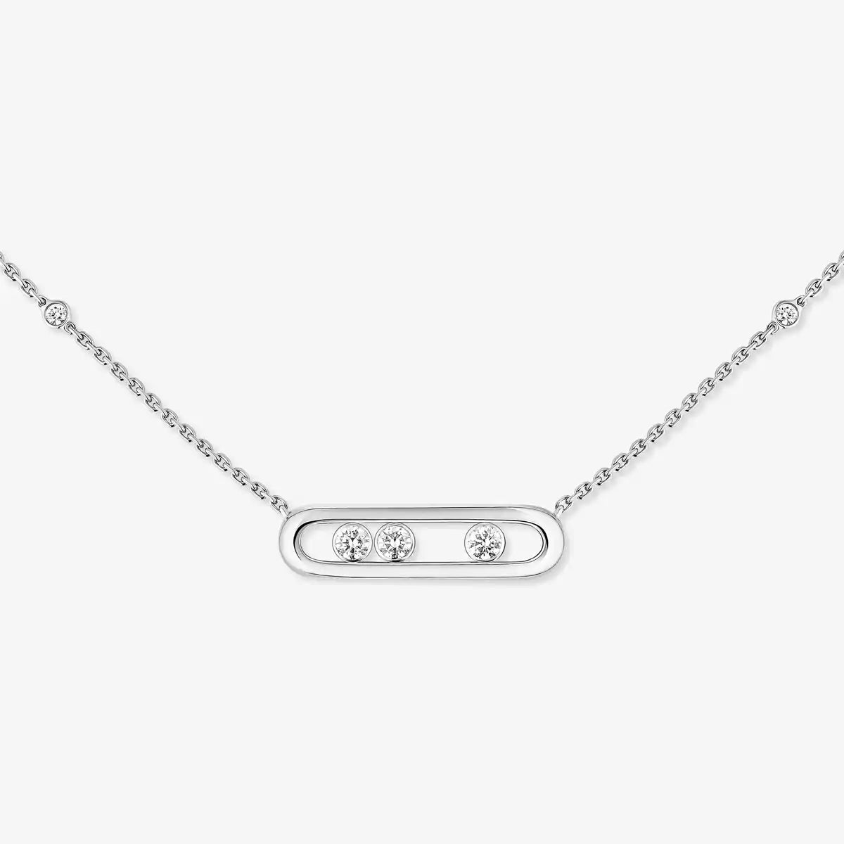 [Aetheris]MOVE PAVÉ PENDANT 4 MOVING DIAMONDS HALSKETTE