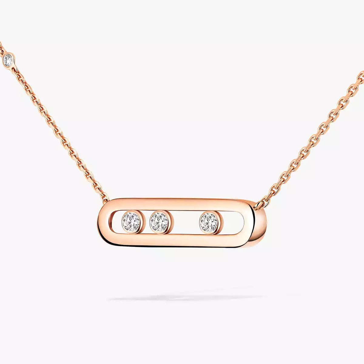 [Aetheris]MOVE PAVÉ PENDANT 4 MOVING DIAMONDS HALSKETTE