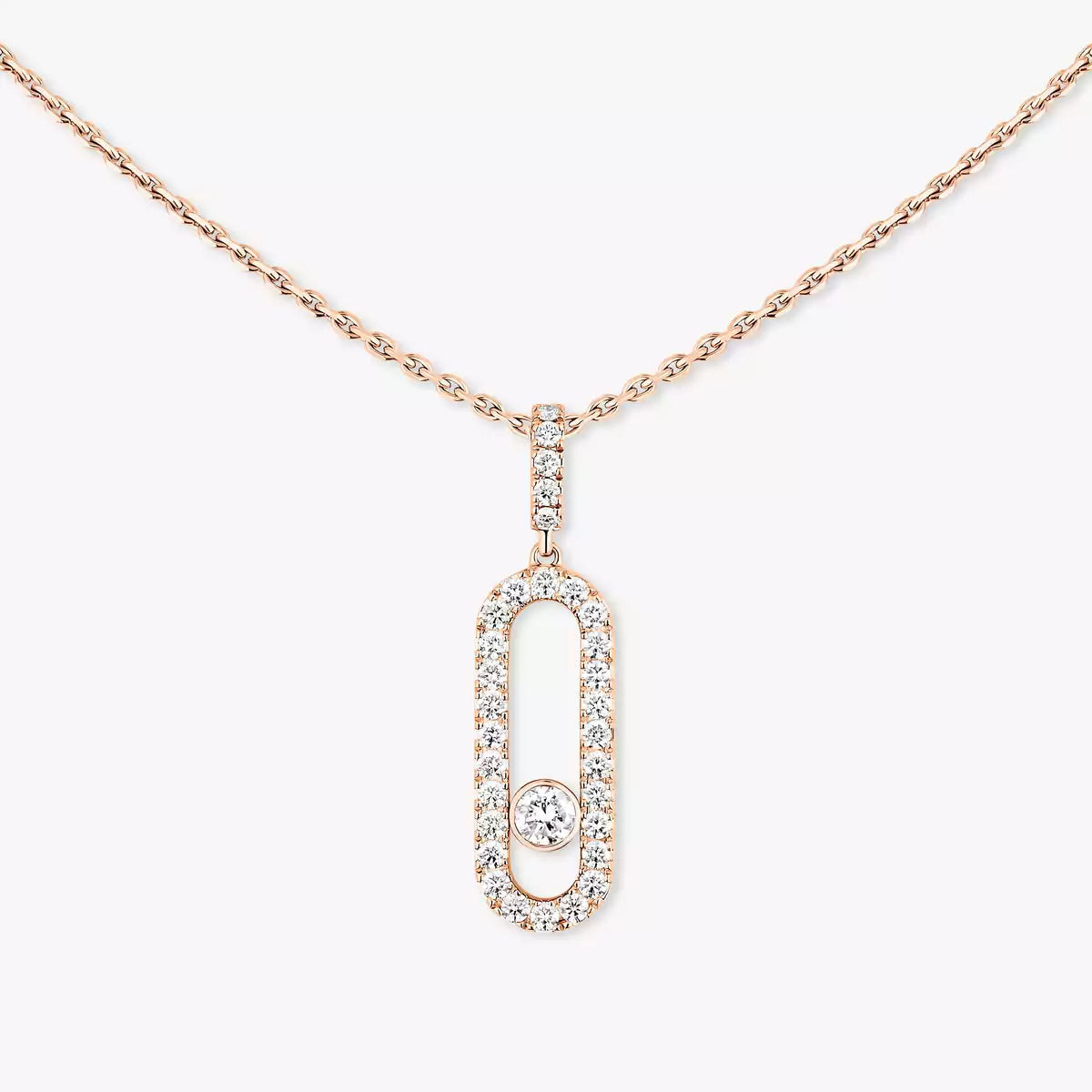 [Aetheris]MOVE UNO FULL PAVÉ DIAMOND HALSKETTE