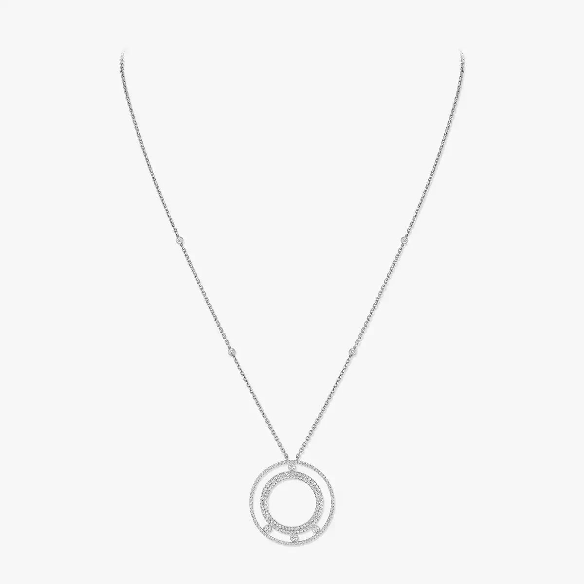 [Aetheris]MOVE ROMANE LONG PAVÉ DIAMOND NECKLACE