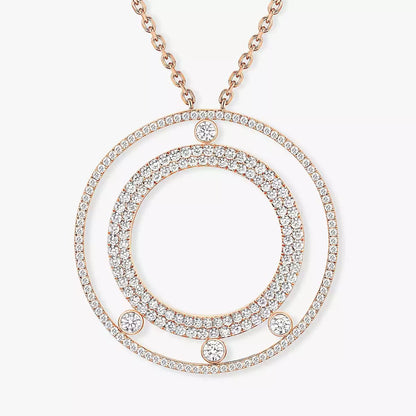 [Aetheris]MOVE ROMANE LONG PAVÉ DIAMOND NECKLACE
