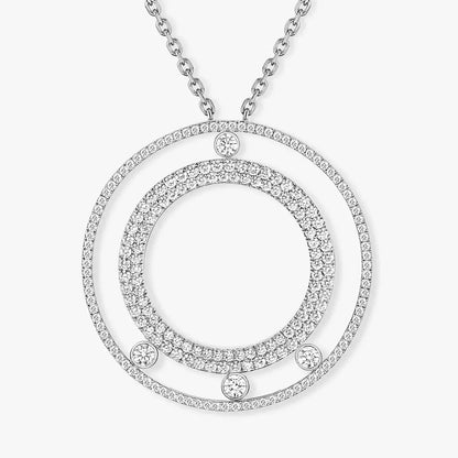 [Aetheris]MOVE ROMANE LONG PAVÉ DIAMOND NECKLACE