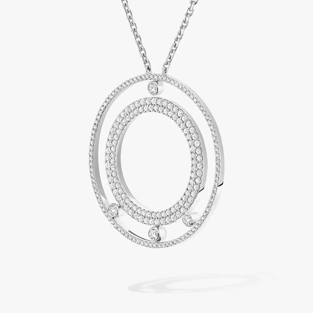 [Aetheris]MOVE ROMANE LONG PAVÉ DIAMOND NECKLACE