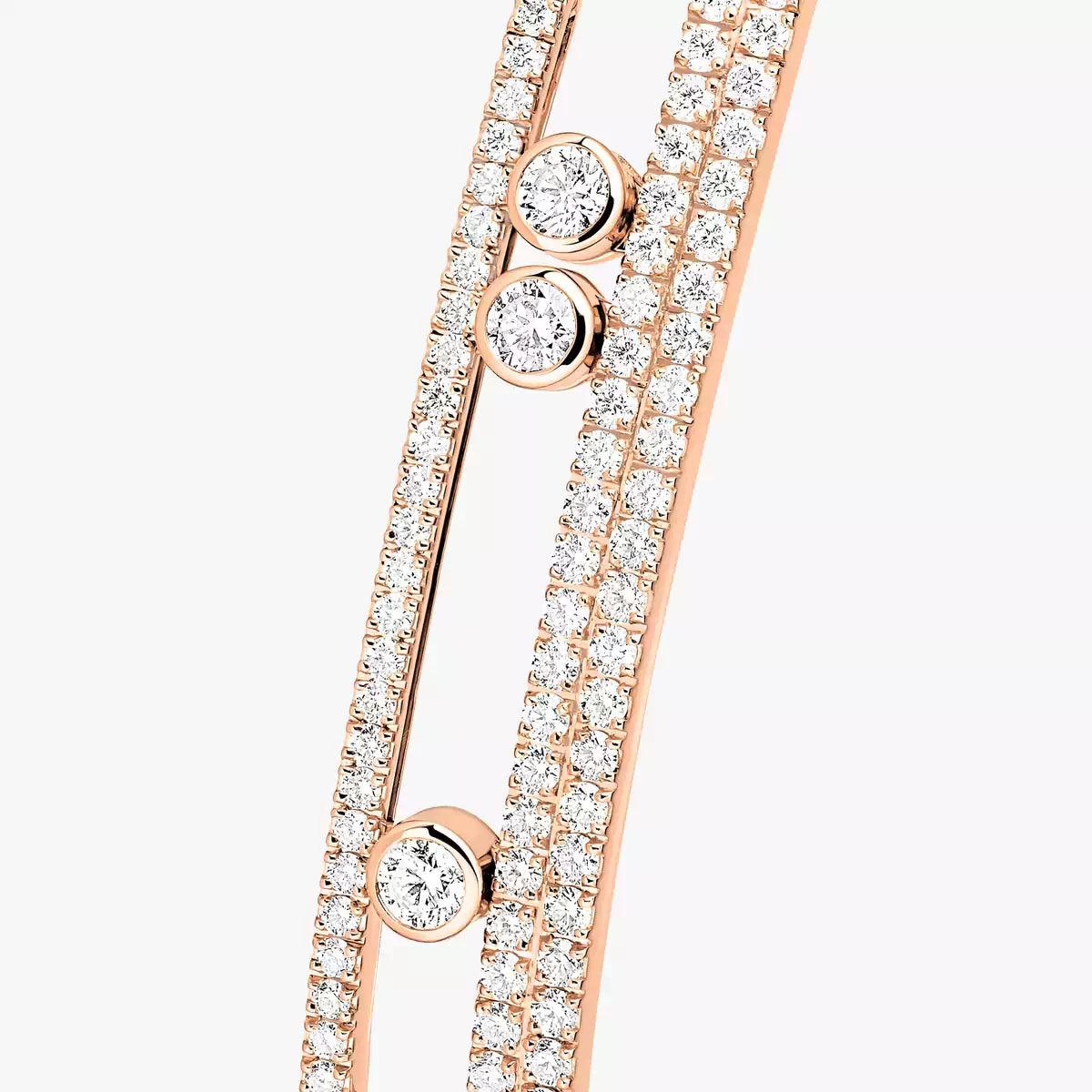 [Aetheris]MOVE ROMANE PAVÉ DIAMOND BANGLE BRACELET