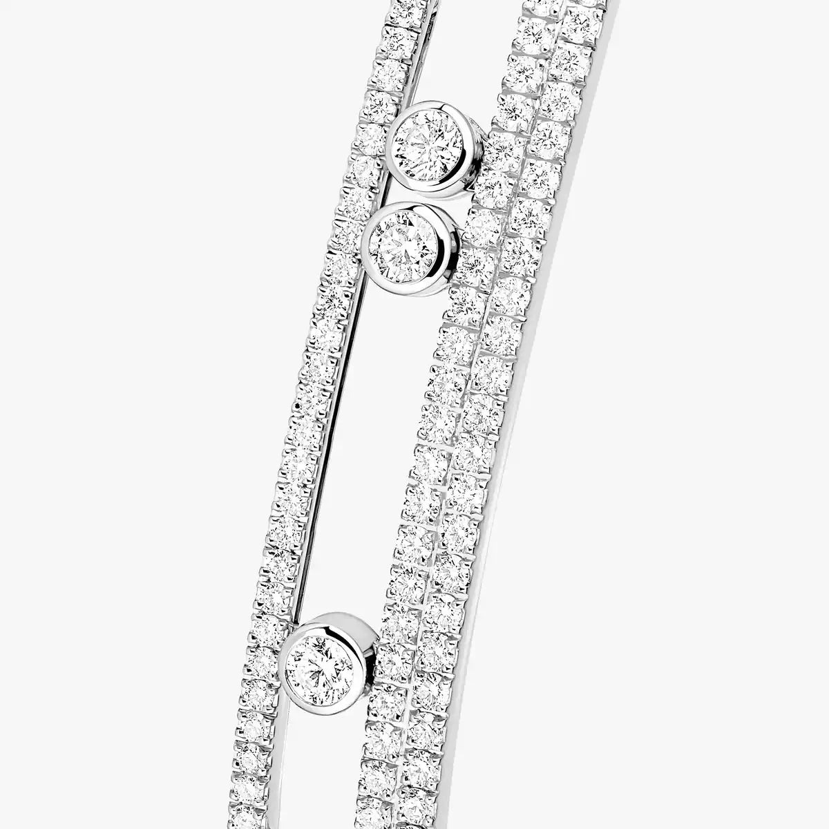 [Aetheris]MOVE ROMANE PAVÉ DIAMOND BANGLE BRACELET