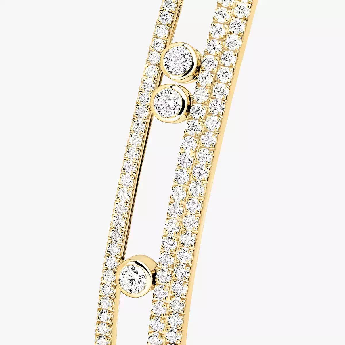 [Aetheris]MOVE ROMANE PAVÉ DIAMOND BANGLE BRACELET