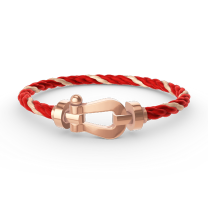 [Aetheris]KRAFT GROSSES HUFEISEN-ARMBAND - ROSÉGOLD