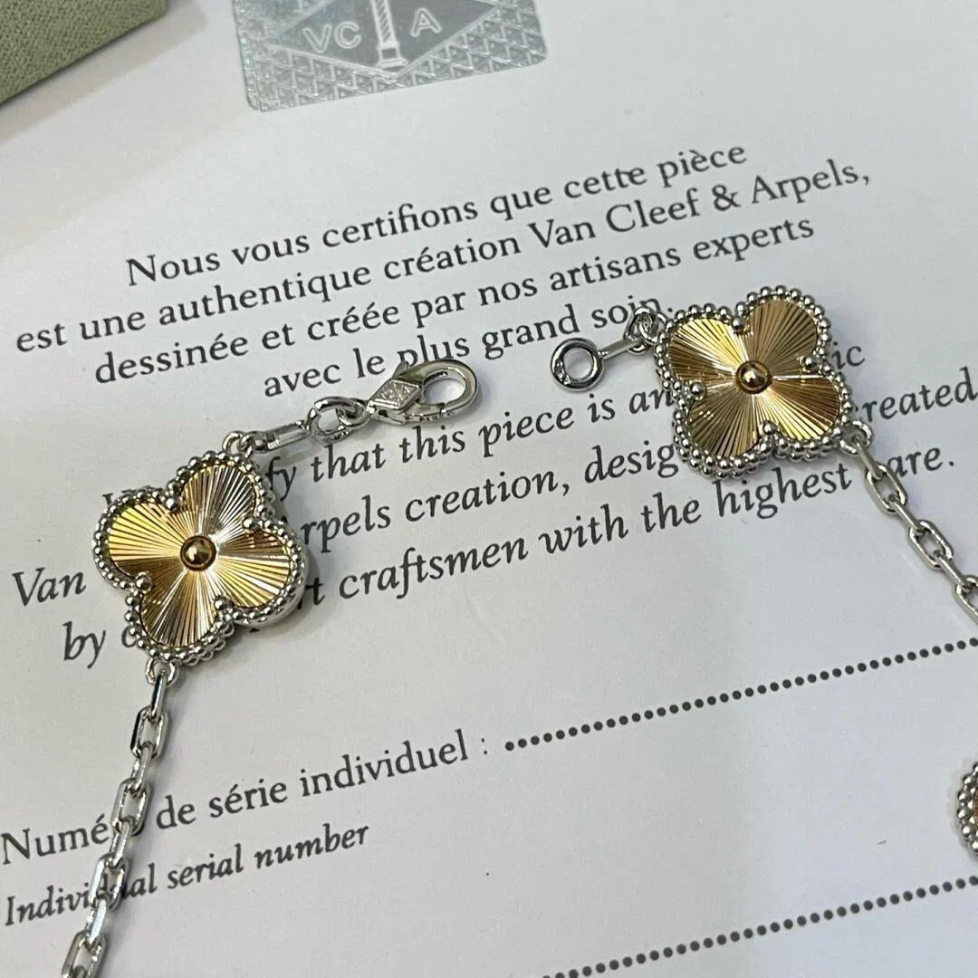 [Aetheris]LUCKY CLOVER 5-MOTIV ARMBAND - LASER COLLECTION