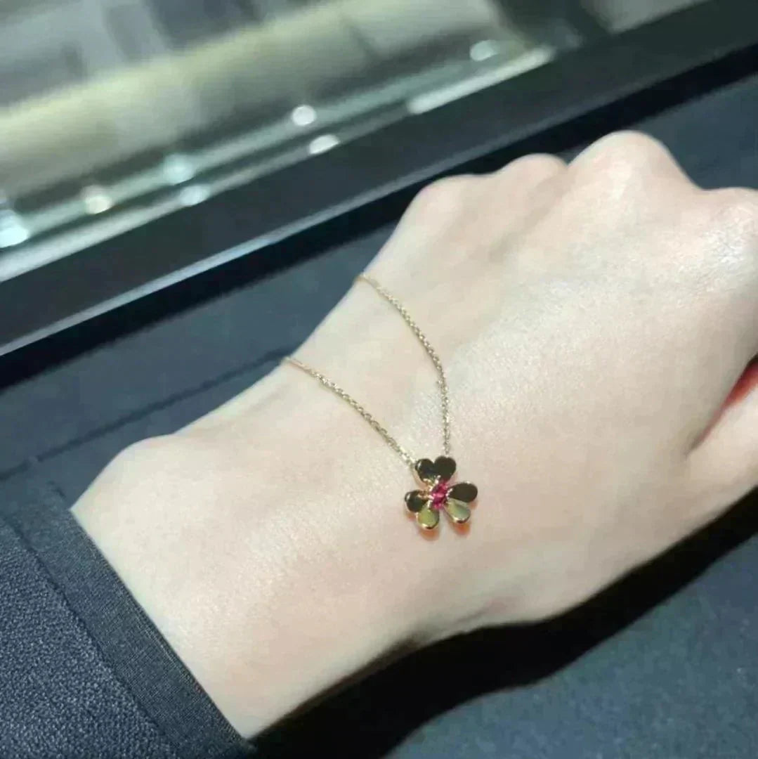 [Aetheris]FRIVOLE FLORAL CHARM NECKLACE