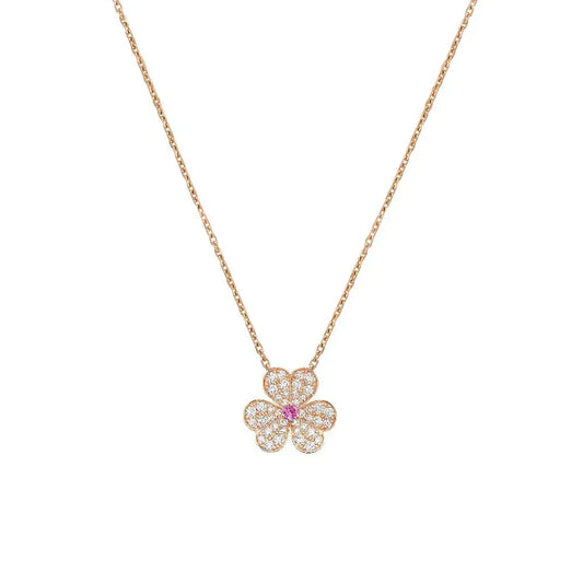 [Aetheris]PAVÉ DIAMOND BUTTERFLY CHARM NECKLACE