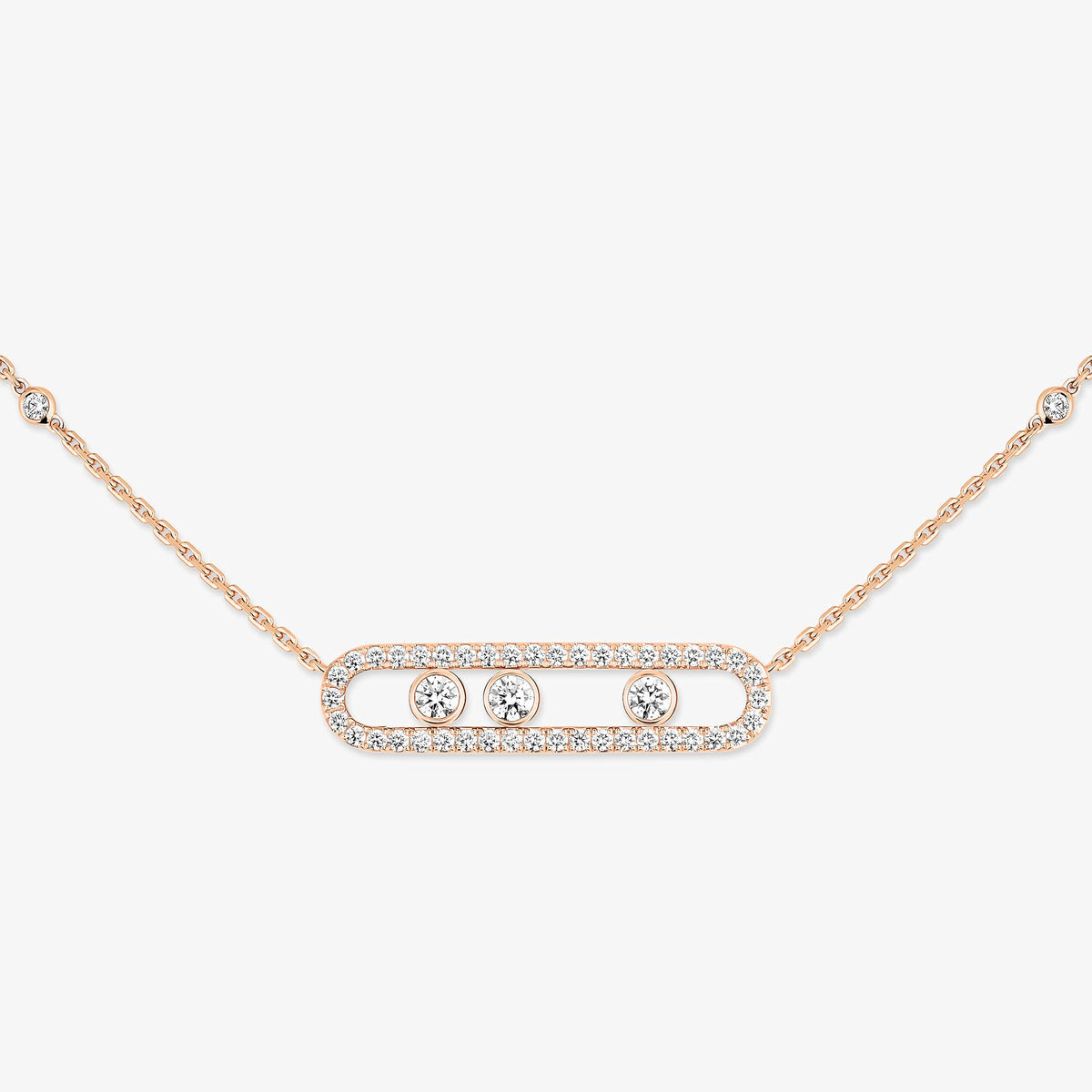 [Aetheris]MOVE PAVÉ-HALSKETTE MIT VOLLBESATZ AUS DIAMANTEN