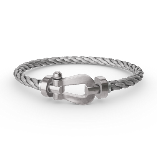 [Aetheris]FORCE LARGE HORSESHOE BRACELET - WHITE GOLD